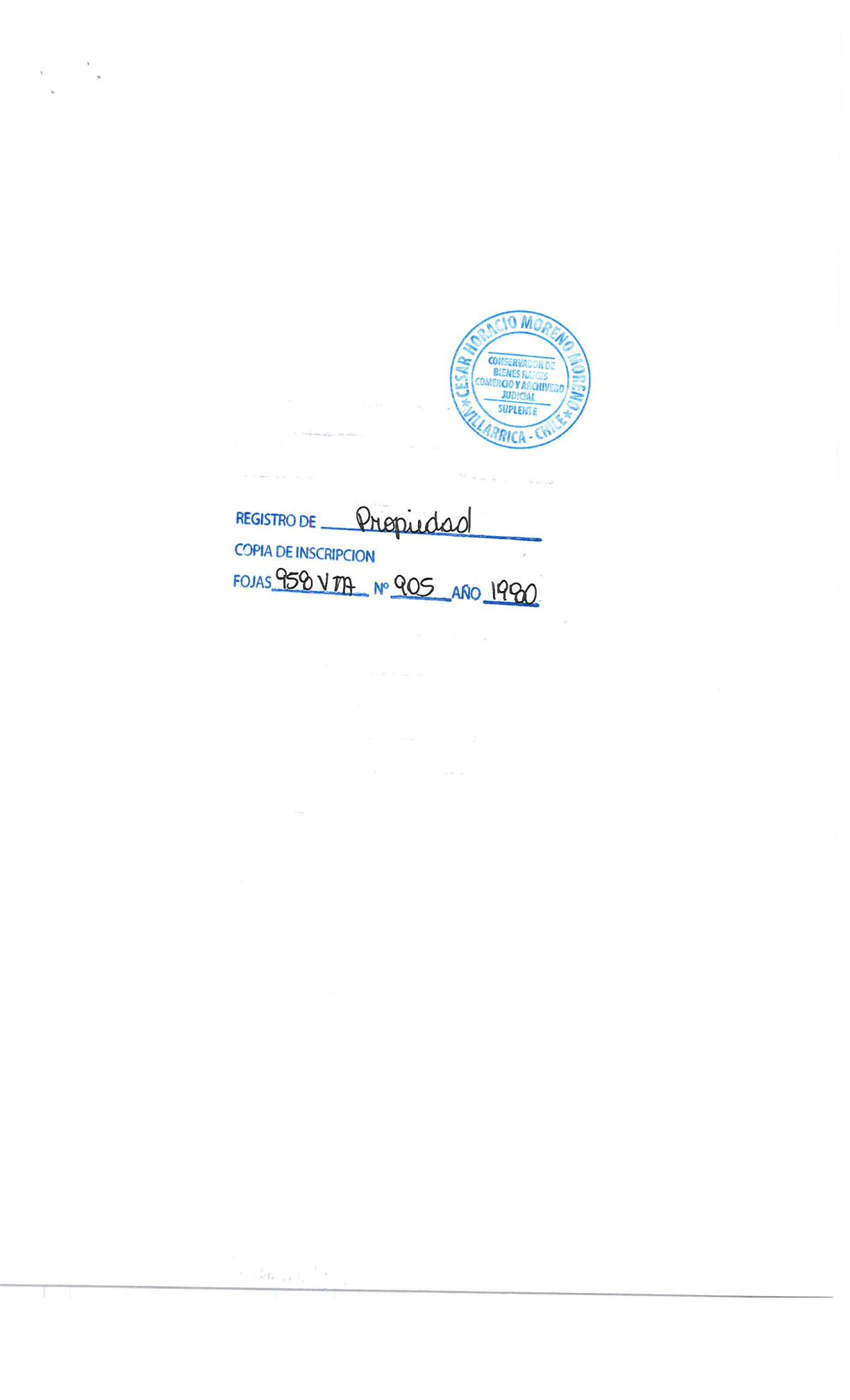 Evidencia Documental